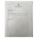 Ohio Senator Robert Taft Jr. signed letter