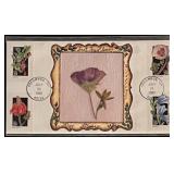 Pressed Flower Art FDC 1992.