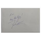 Basketball player Dave Cowens original signature