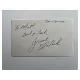 Jamie Bullock original signature