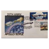 25th Anniversary Apollo Soyuz First Day Cover