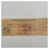 Walter Winchell signed check