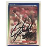 Falcons Chris Miller signed 1990 Score #70 ...