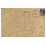 1929 stamped Rotterdam, Netherlands handwritten...