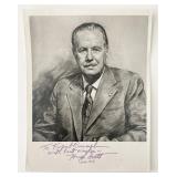 Hugh Scott signed photo