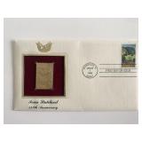 Iowa Statehood 150th Anniversary Gold Stamp...