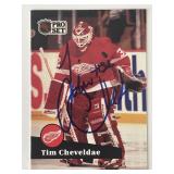 Detroit Red Wings Tim Cheveldae 1991 Pro Set...
