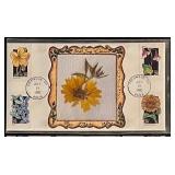 Pressed Flower Art FDC 1992.