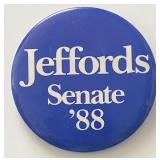 1988 Senate Jim Jeffords pin