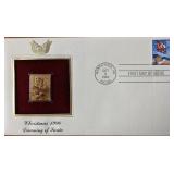 Christmas 1996 Dreaming Of Santa Gold Stamp...