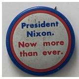 Richard Nixon campaign pin