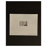 Vintage France Stamped Card