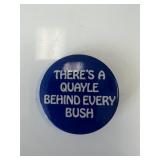 Bush-Quayle presidential campaign pin