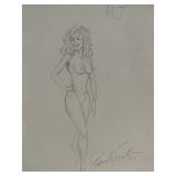 Randy Earl hand drawn sketch