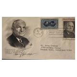 Harry Truman facsimile signed FDC