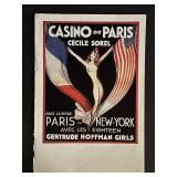 Paris France Follies Bergere Vintage Art Print