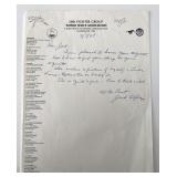 WWII 20th Fighter Group Jack M. Ilfrey signed...