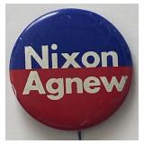 Richard Nixon campaign pin