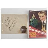 King Kelly of the U.S.A. Guy Robertson signed...