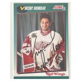 Detroit Red Wings Vincent Riendeau 1991 Score...
