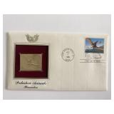 Prehistoric Animals: Pteranodon Gold Stamp...