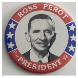 Ross Perot for President 1992 pin