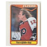 Philadelphia Flyers Tim Kerr 1990 Topps #210...