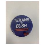 Texas for Bush pin