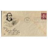 1955 FDC Patrick Henry envelope.