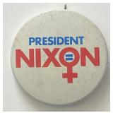 Richard Nixon campaign pin