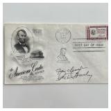 Pat Brady signed first day cover