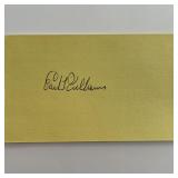 MLB player Earl Williams signature cut