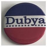 George W. Bush campaign pin