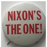 Richard Nixon campaign pin