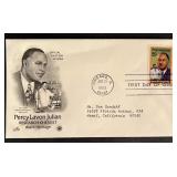 Percy Lavon Julian First Day Cover