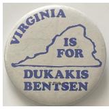 Lloyd Bentsen campaign pin