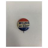 Willkie and McNary pin