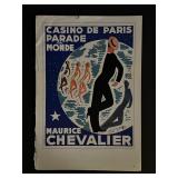 Paris France Follies Bergere Vintage Art Print