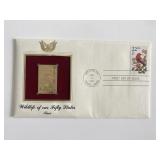 Wildlife of Our Fifty States Iiwi Gold Stamp...