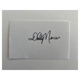 Dolly Mercer original signature
