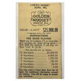 Golden Nugget pamphlet