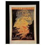 Paris France Follies Bergere Vintage Art Print
