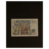 1950 France French Banknote