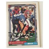 Buffalo Bills Mike Lodish signed 1992 Topps...