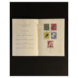1956 Switzerland First Day Cover Stamp Book