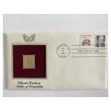 Chester Carlson Father of Xerography Gold Stamp...