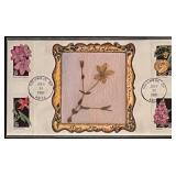 Pressed Flower Art FDC 1992.