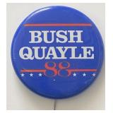 George H.W. Bush campaign pin