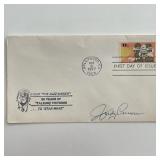 signed 1977 First Day Cover