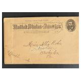 United States 1892 post card